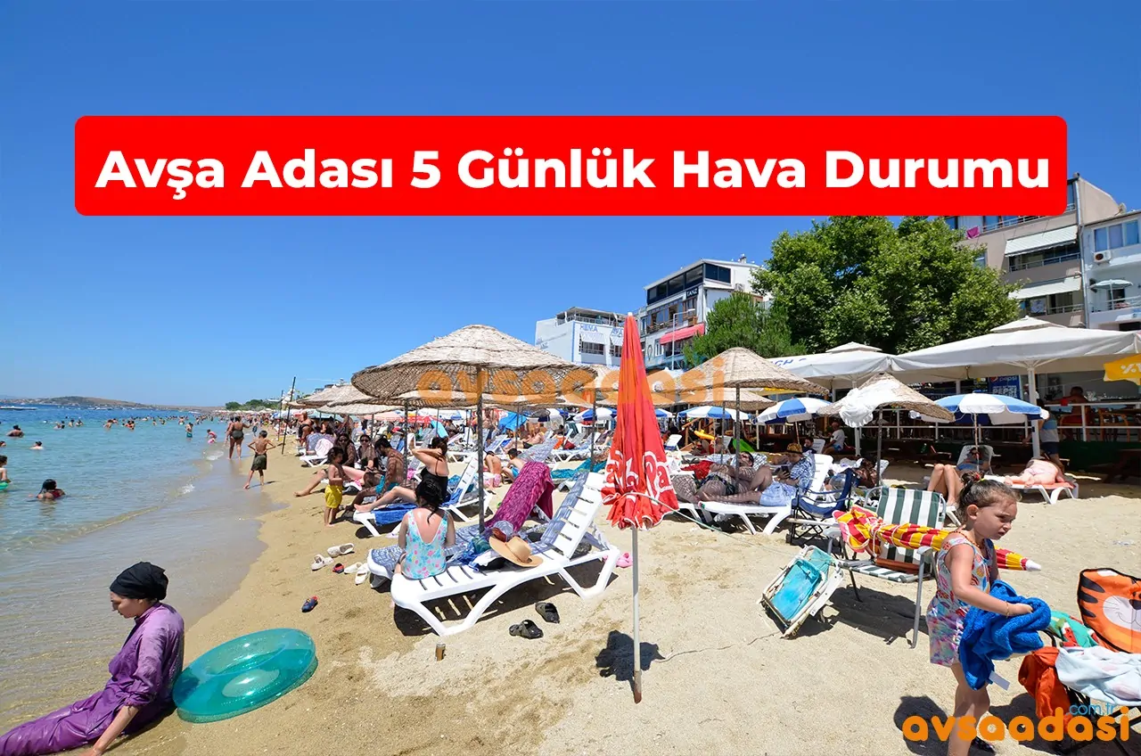 Avşa Adası 5 Günlük Güncel Hava Durumu